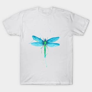 Dragonfly watercolour T-Shirt